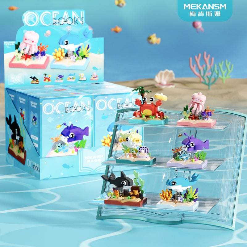 Compatible With Lego Cartoon Doll Building Blocks Children'S Diy Assembled Toys Stall Merchants Super Retail Blind Box - Image 1